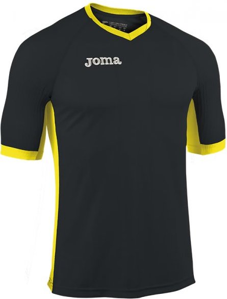 Майка игровая joma t-hirt emotion black/yellow Joma 100402.100