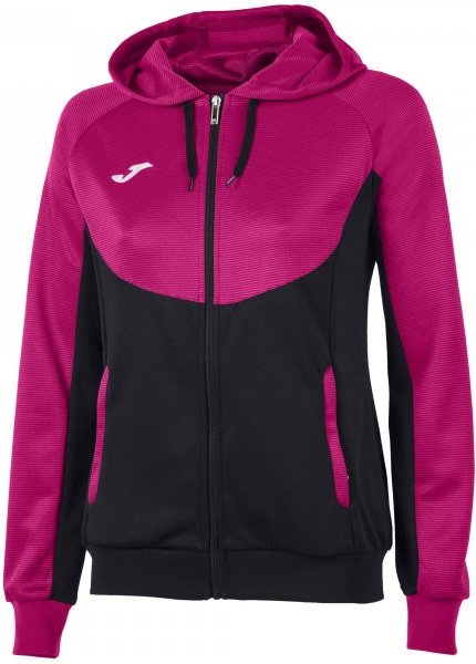 Байка тренировочная joma jacket hooded essential woman black-pink Joma 900699.105