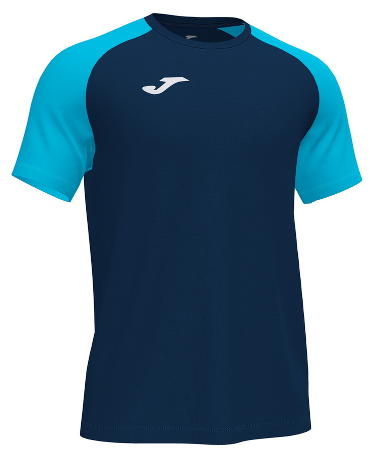 Майка игровая joma academy IV short sleeve t-shirt navy fluor turquoise Joma 101968.342
